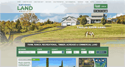 Desktop Screenshot of nationalland.com